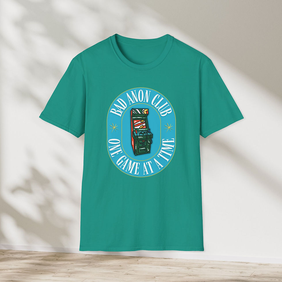 Thumbnail: "Bad Anon Club" Softstyle® Graphic T-Shirt (Disney's "Wreck it Ralph")