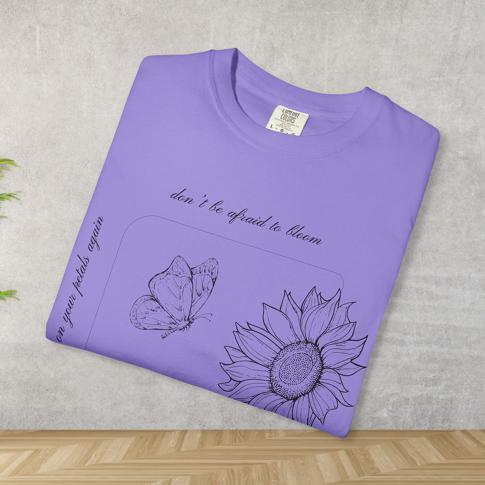 Thumbnail: "Don't Be Afraid to Bloom" Graphic Tee (Comfort Colors)