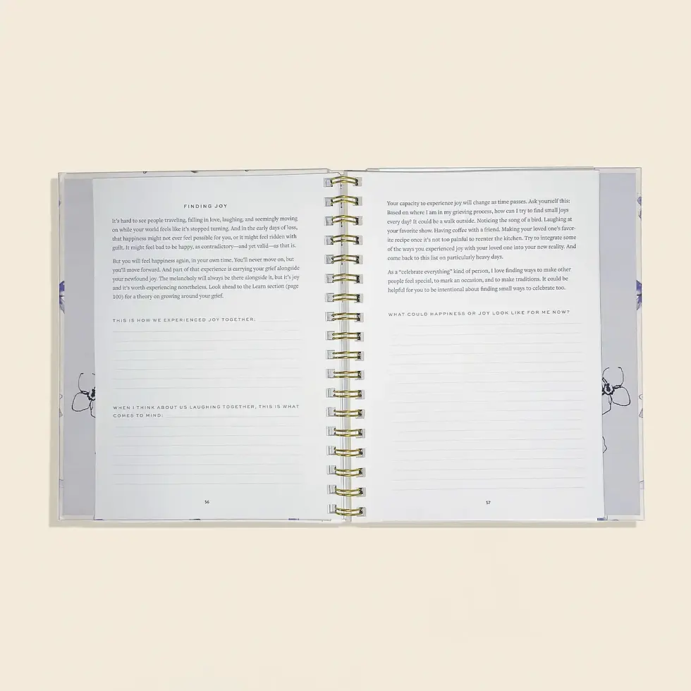 Thumbnail: "Forget You Not" Grief Journal