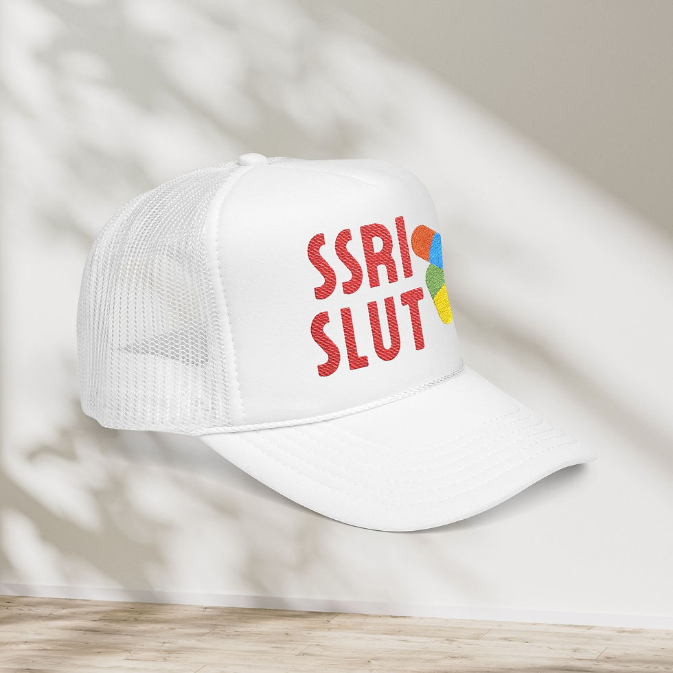 Thumbnail: "SSRI Slut" Embroidered Foam Trucker Hat (OTTO)