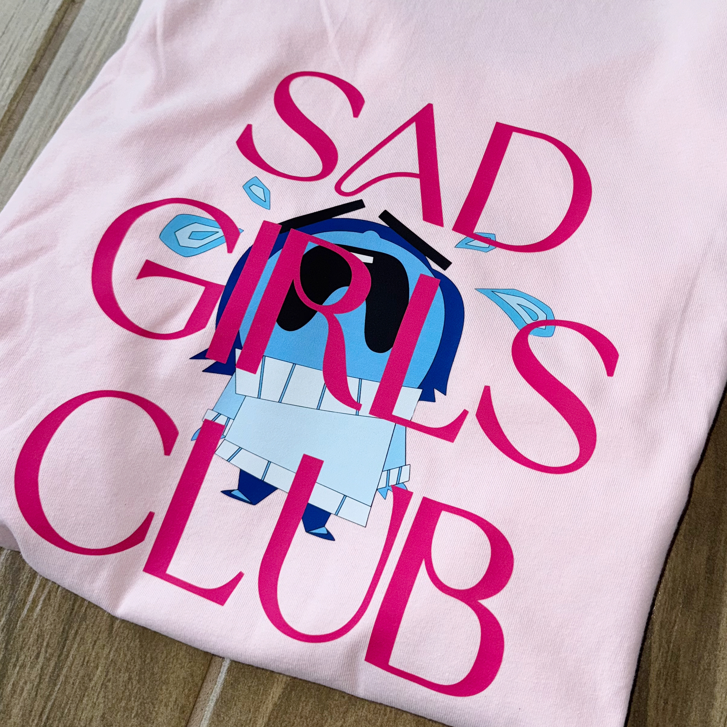 "Sad Girls Club" Heavyweight Graphic T-Shirt (Women's Cut)