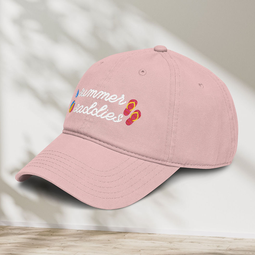 Thumbnail: "Summer Saddies" Embroidered Dad Hat (OTTO brand)