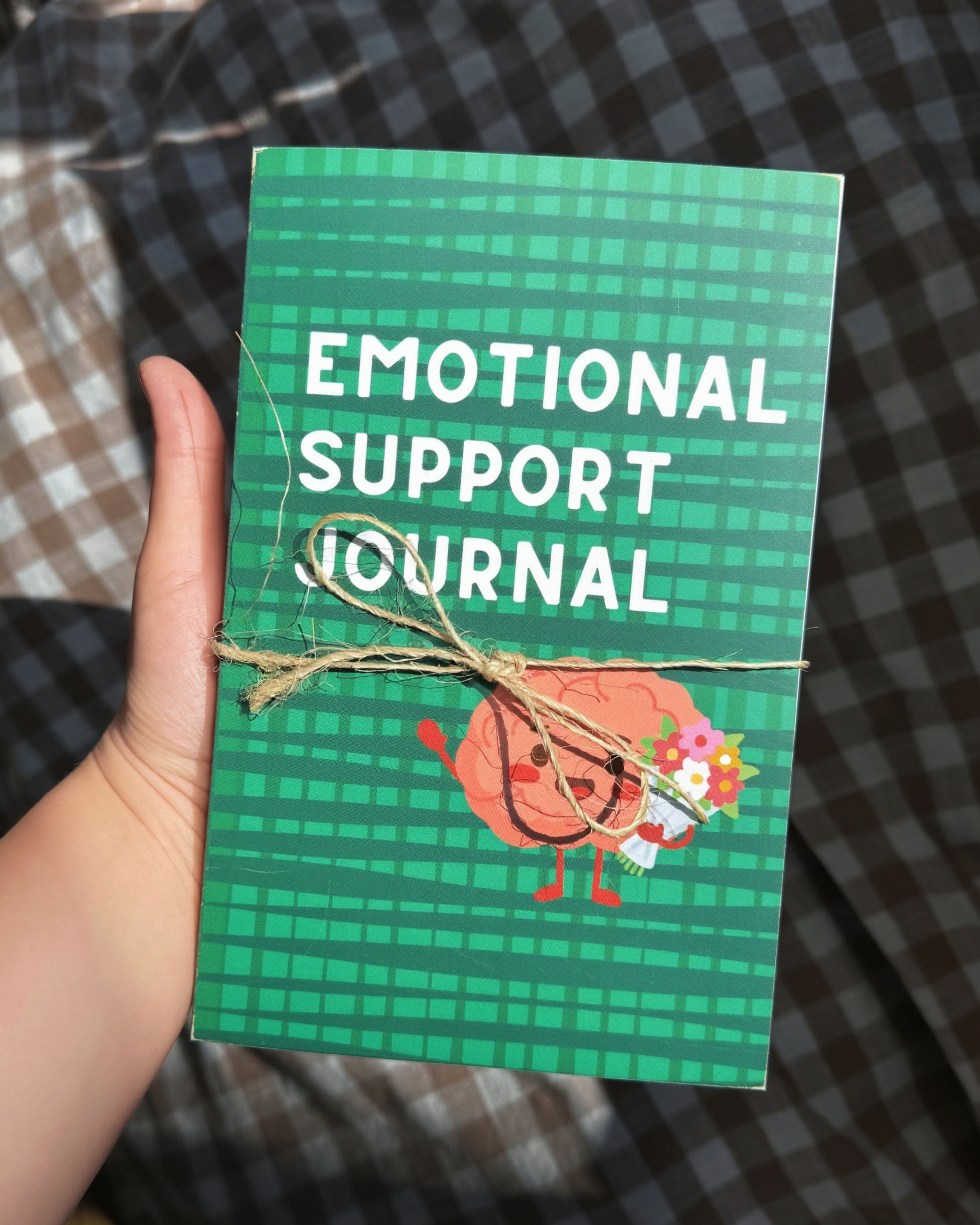 'Emotional Support Journal' Soft Matte Lined Journal