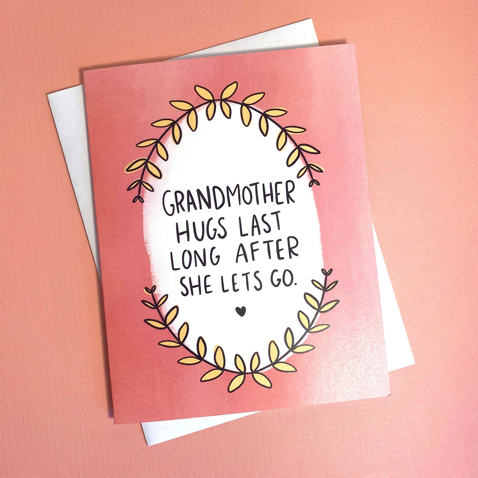 "A Grandmother's Hug" Sympathy + Greeting Card