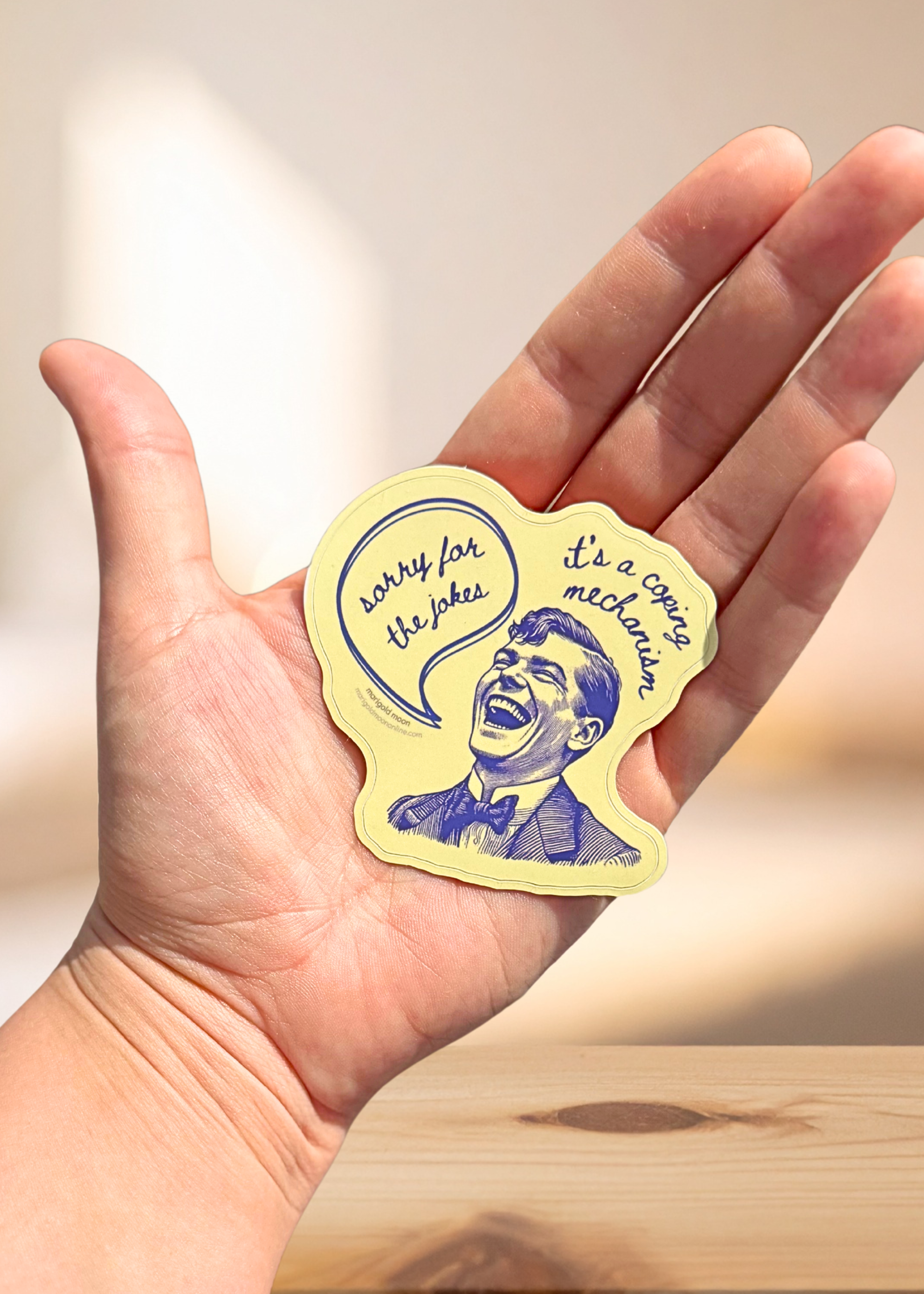 'It's A Coping Mechanism' Self Care Sticker