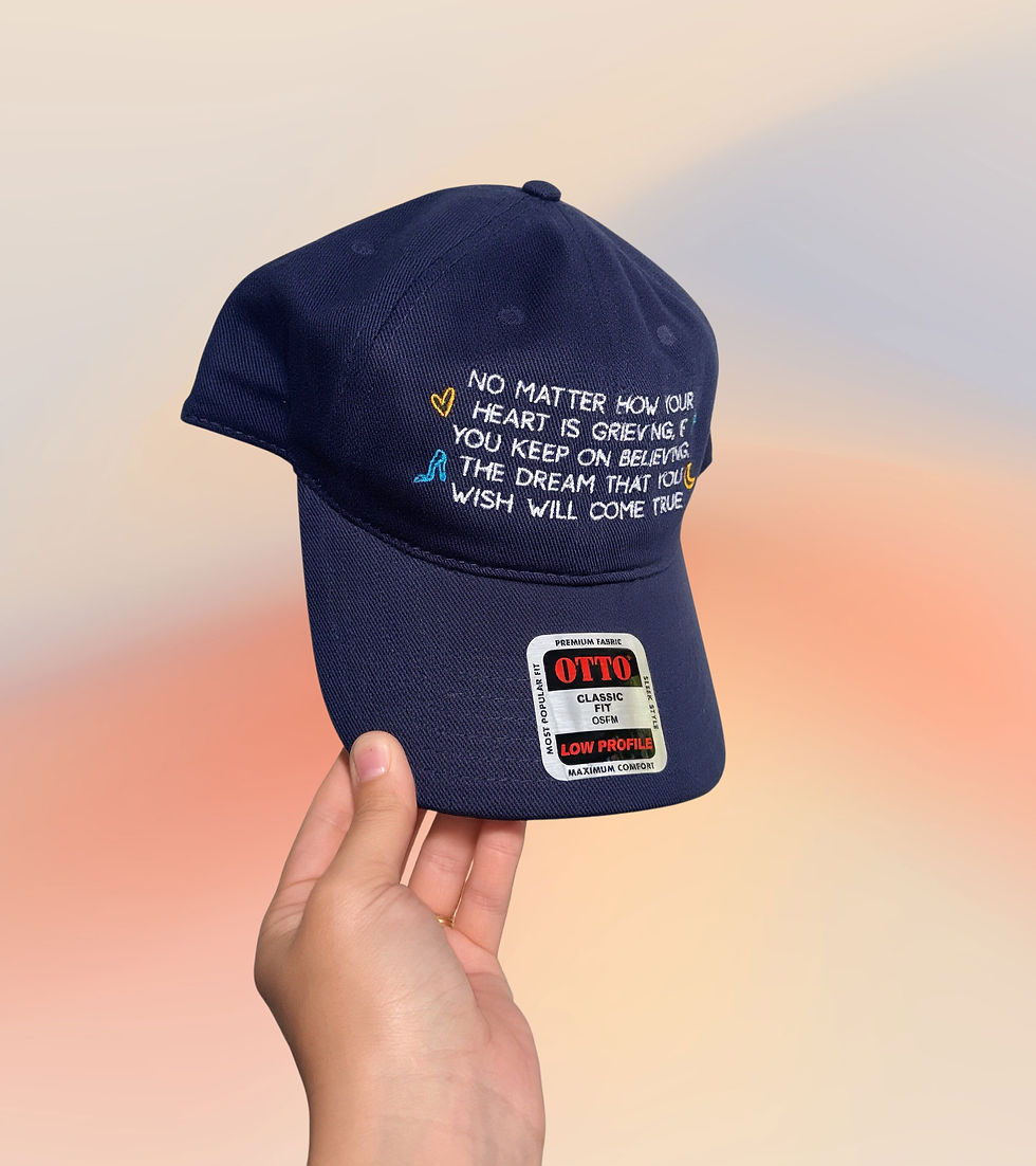 Thumbnail: "No Matter How Your Heart Is Grieving" Disney Inspired Dad Hat