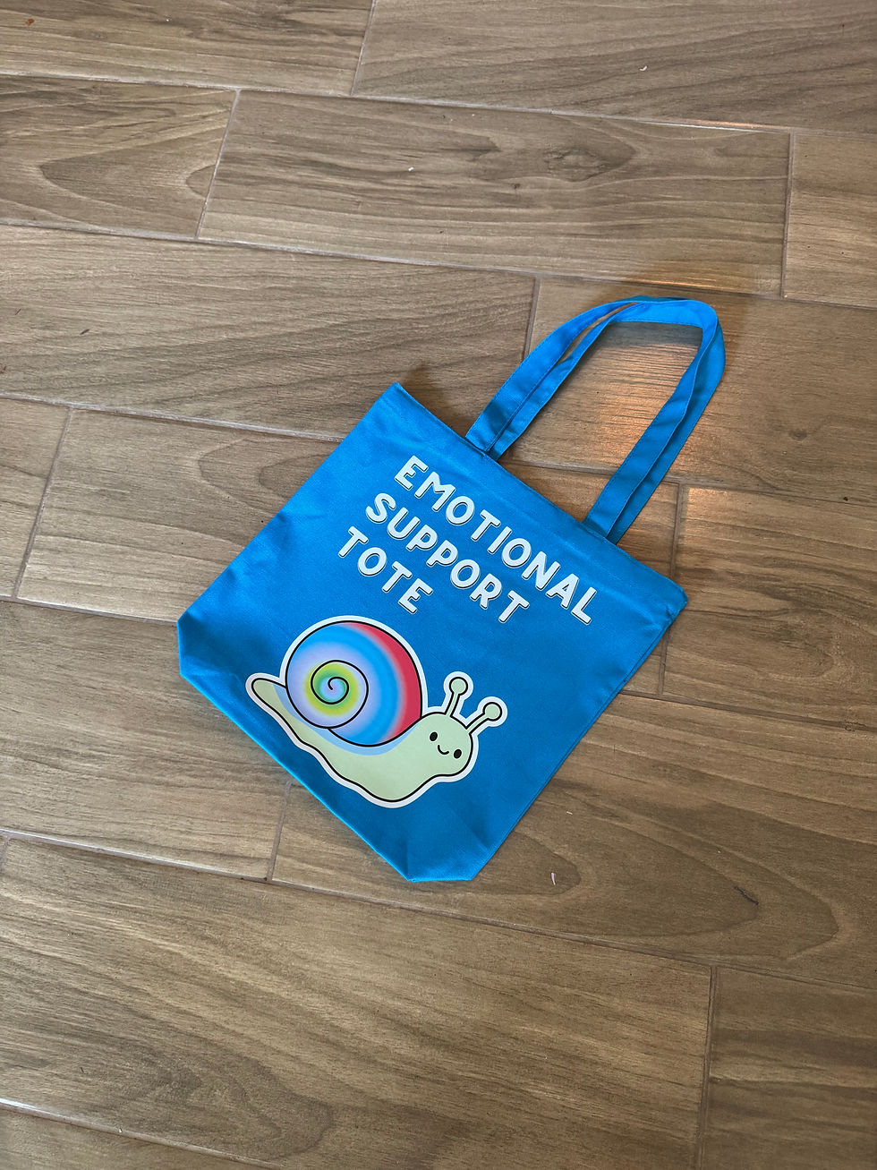 Thumbnail: "Emotional Support Tote" Cotton Canvas Tote Bag