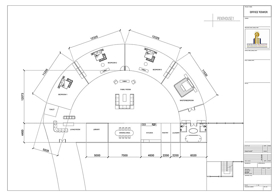 Penthouse Designs @ Blockchain DigitalCity