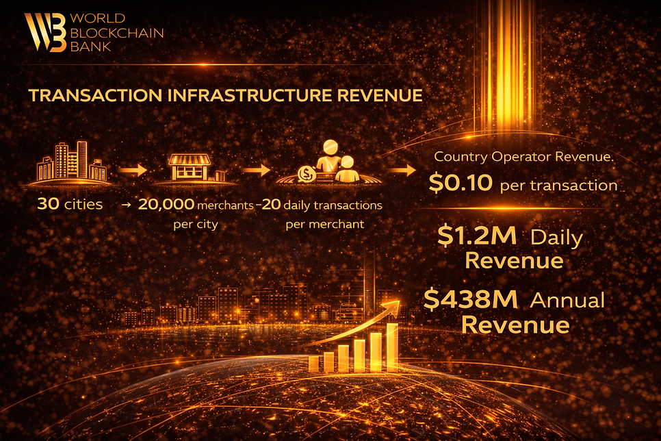 World Blockchain Bank Country Operator License