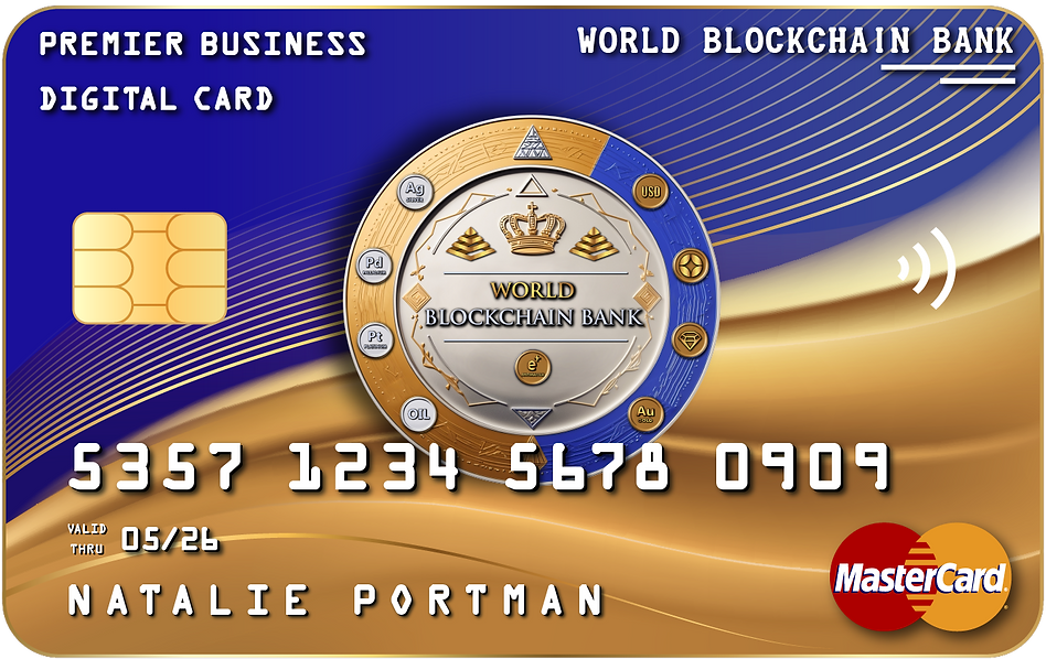 World Blockchain Bank-MasterCard