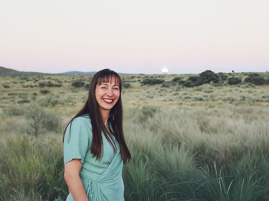 Lize Foto in der Kalahari Wüste