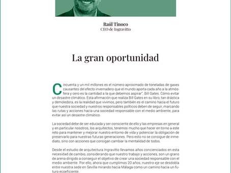 Nuestro CEO Raúl Tinoco habla en El Economista de la responsabilidad medioambiental que tenemos