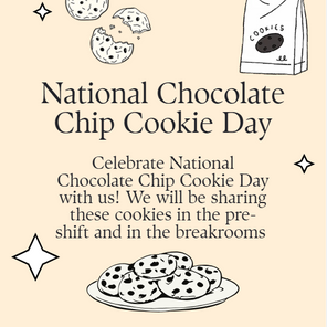 National Chocolate Chip Cookie Day