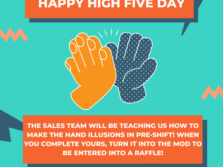 National High Five Day