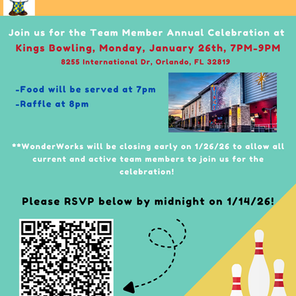 RSVP: WonderWorks Team Member Celebration!
