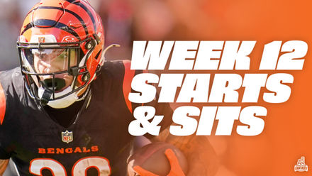 Week 12 Starts/Sit Guide