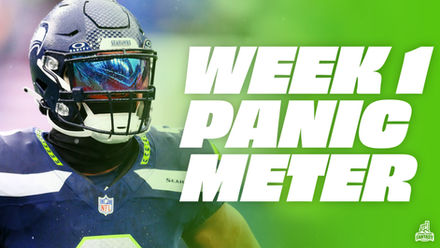 Week 1 Fantasy Football Panic Meter