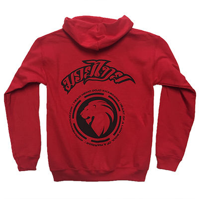 Red Heiho Dojo branded hoodie (L)