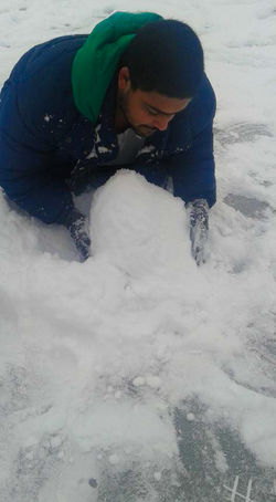 Bader's First Snow