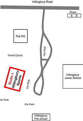 Road Map for Hiltingbury Sports