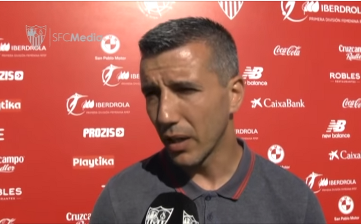 Paco GarcÃa, feliz por la gran Liga Iberdrola realizada por su equipo