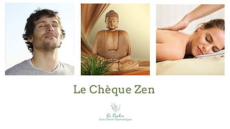 Le Chèque Zen massage sophrologie
