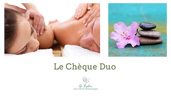 Le Chèque Duo chalon massage sophrologie à deux