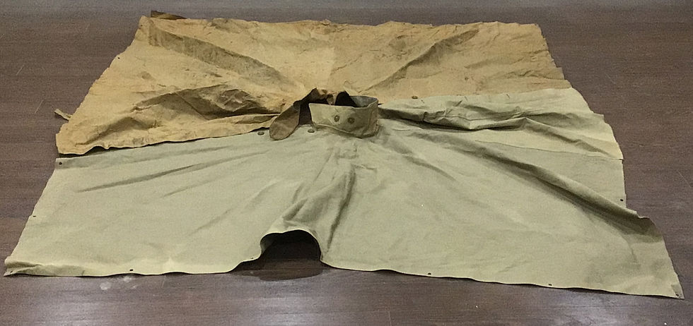 Thumbnail: WW2 R.C.A.F. Surplus Officer's Cot/Tub/Chair/Basin/Pail