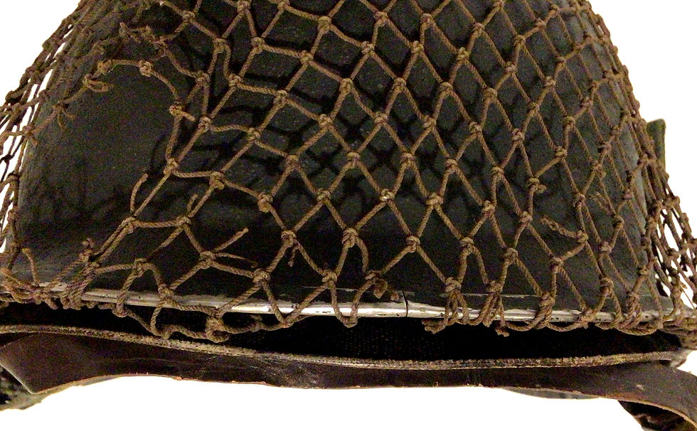 Thumbnail: WW2 US Army M1A1 Helmet With Net Scrim