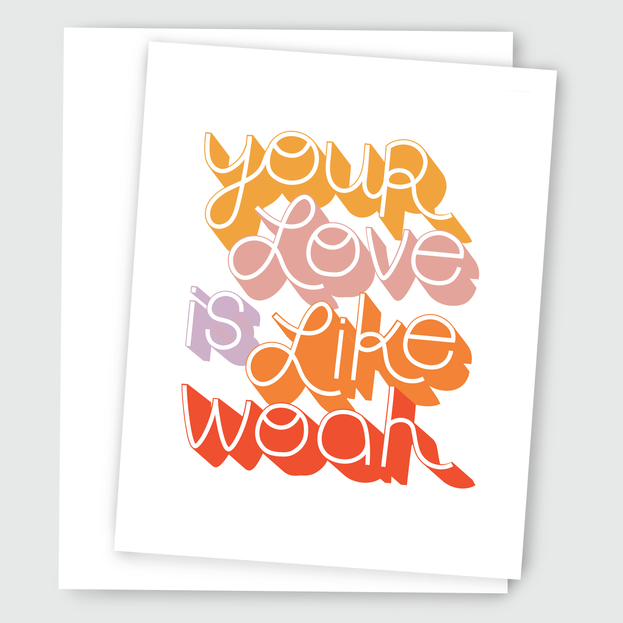 Your Love Retro Card