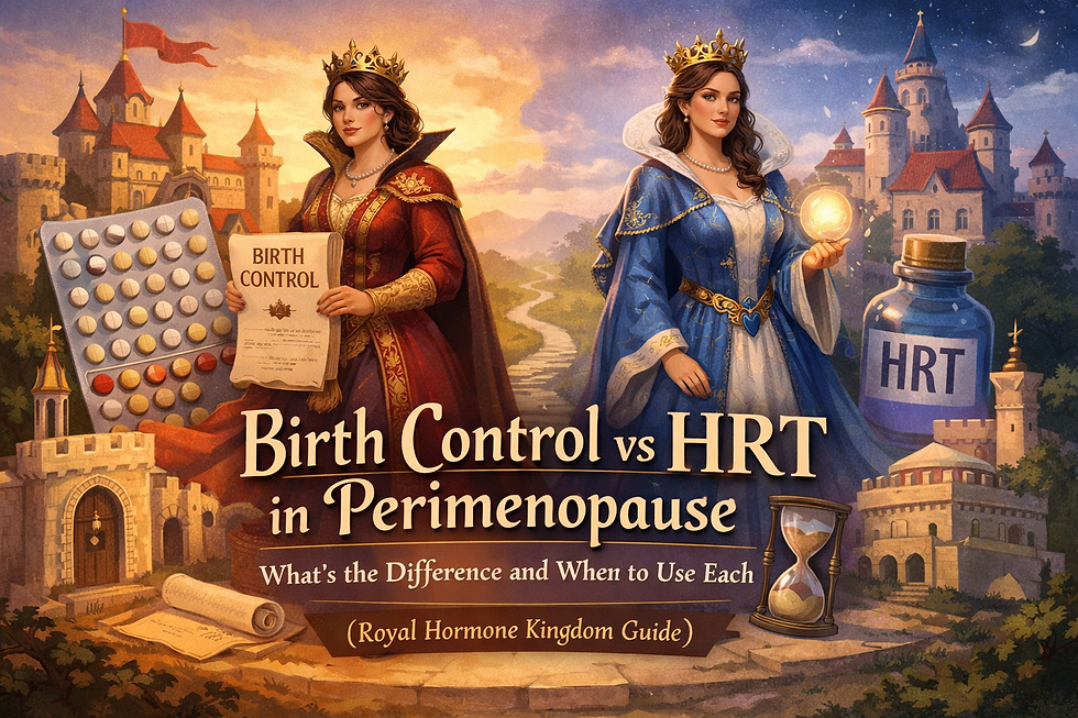 Deciding between Birth control and HRT