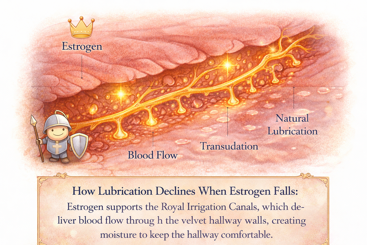 how lubrication helps with vaginal moisture 