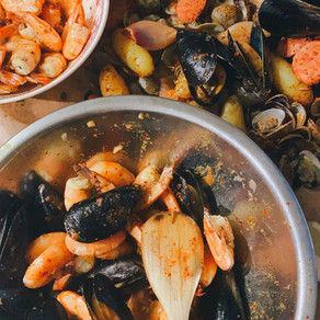 Korean Cajun Seafood Boil
