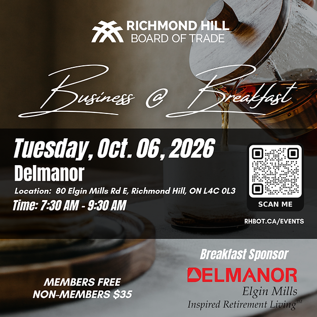 Business @ Breakfast – October 2026