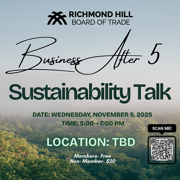 Business After 5 - Sustainability Talk
