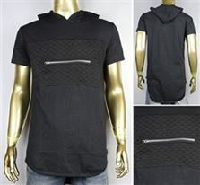Thumbnail: Men's Hooded Short Sleeve Shirt