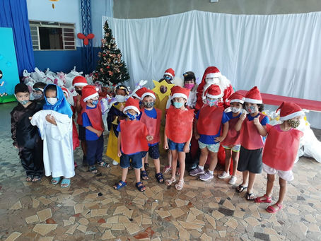 Espirito do Natal chega em nossas creches