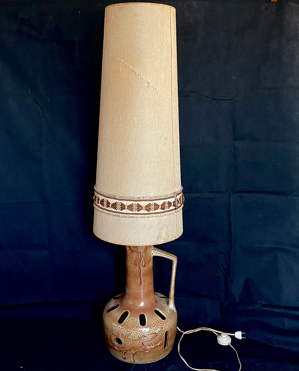 GRANDE LAMPE DE SOL WEST GERMANY circa 70