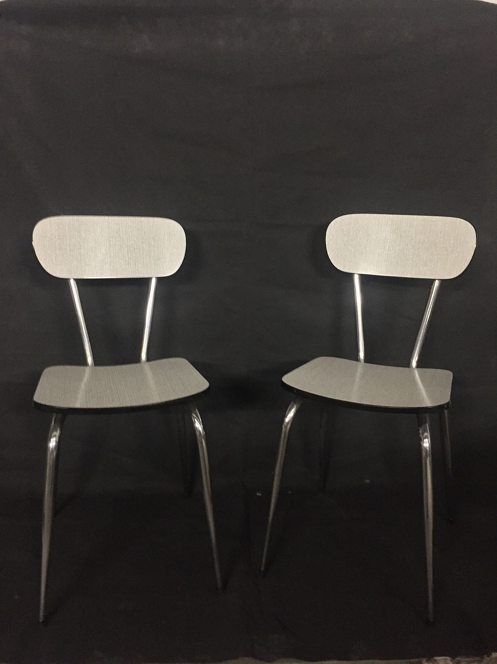 PAIRE DE CHAISE EN FORMICA Circa 60 ⭐️VENDUES⭐️