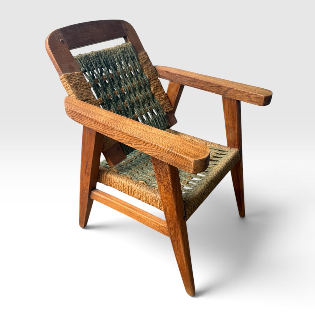 CHAISE POUR ENFANT - dog AUDOUX ET MINET c.1950