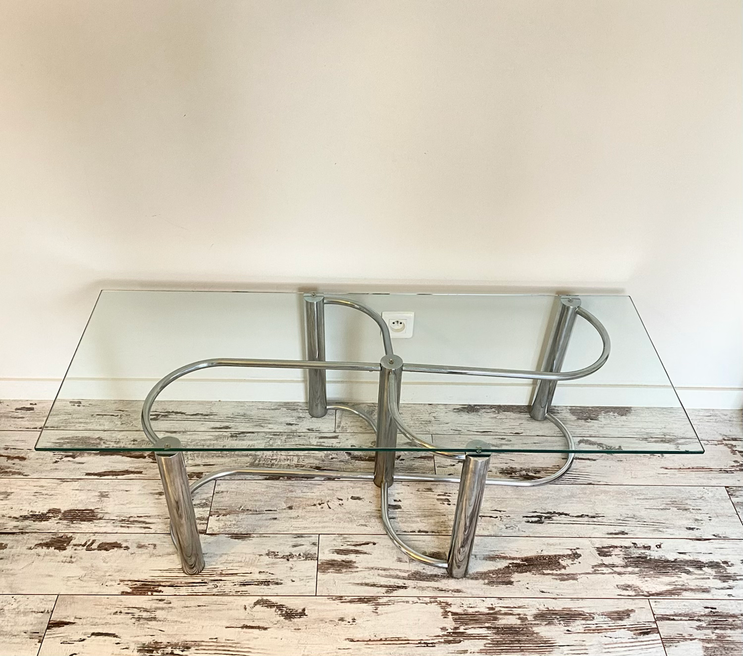 ⭐️VENDUE⭐️ TABLE BASSE « SURF » par RENATO ZEVI circa 70 - Italy design