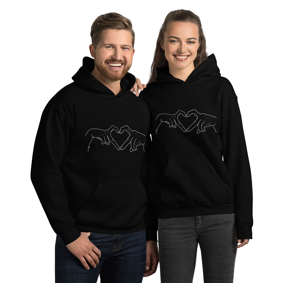 Chikiwiki Winter Love Cozies Unisex Hoodie