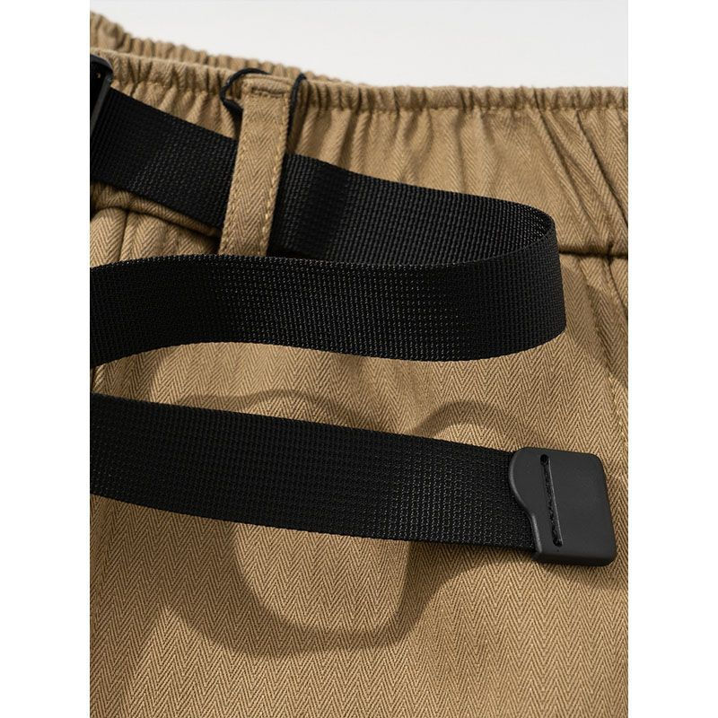 Chikiwiki Men's Loose Pure Color All-matching Casual Jogger Pants