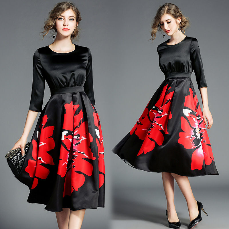 Chikiwiki Floral temperament dress
