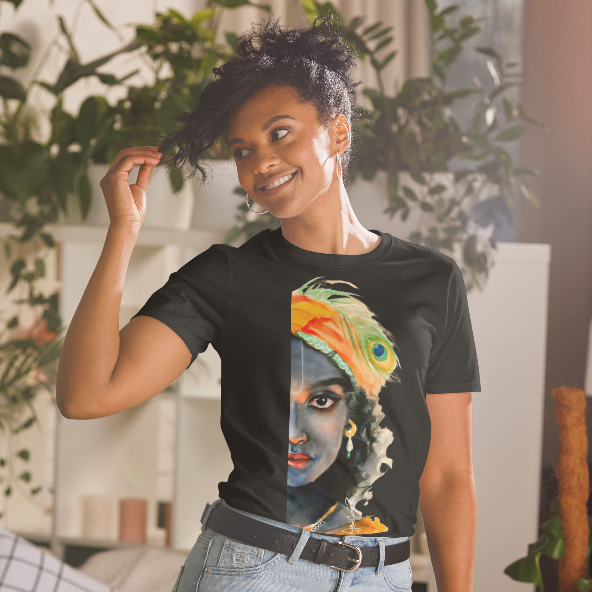 Chikiwiki Krishna Graphic Tee