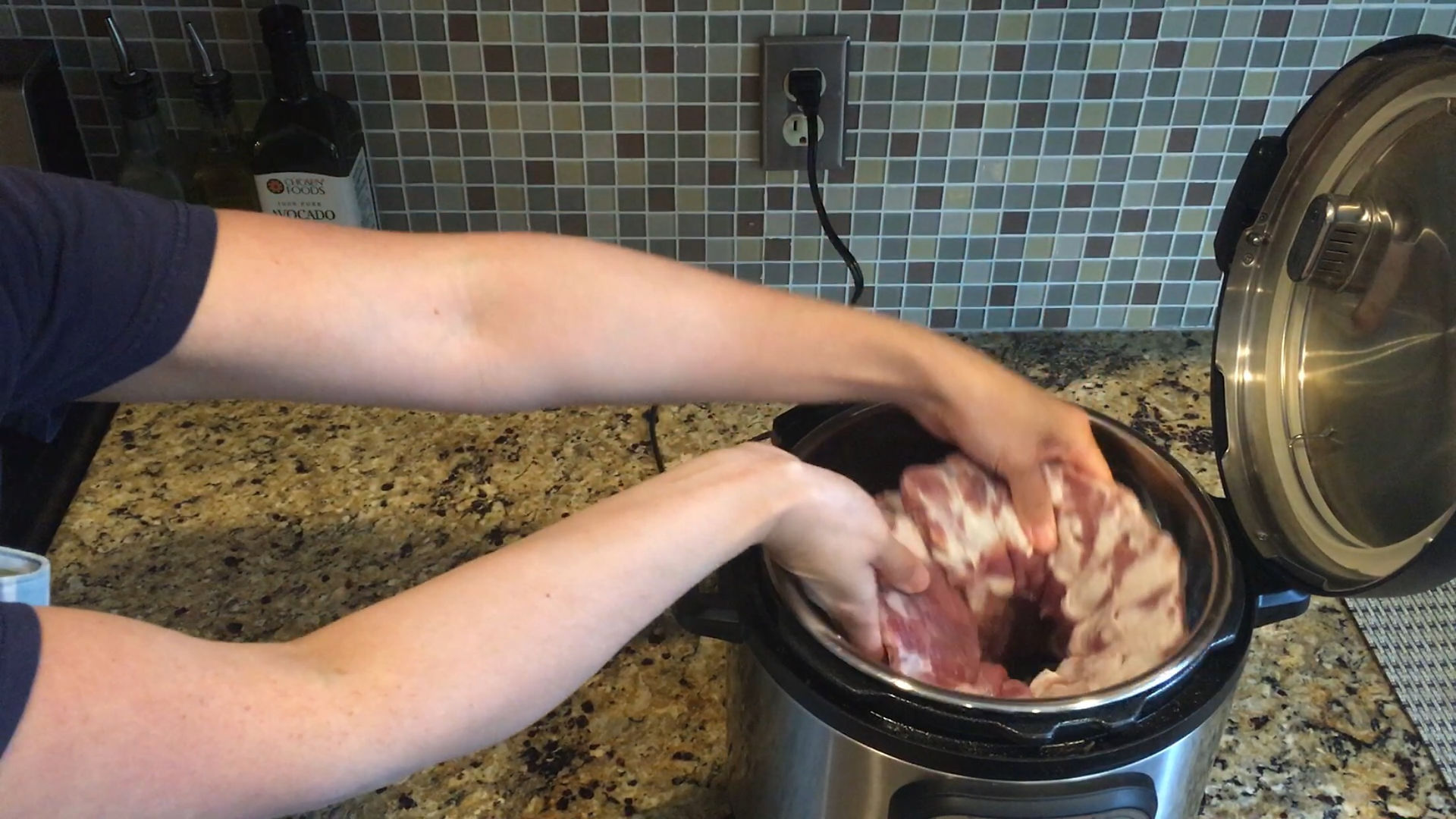 place ribs in Instant Pot