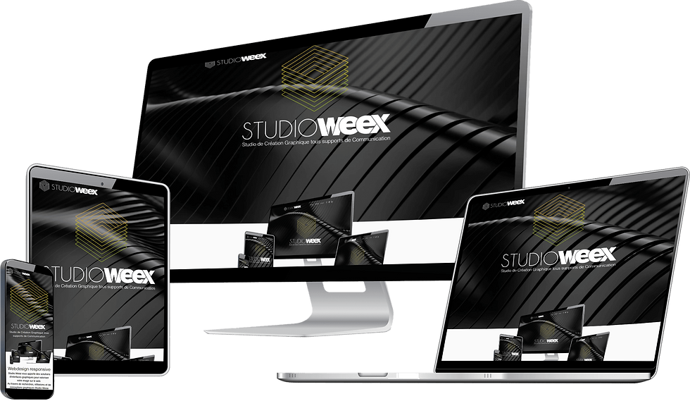 Webdesign et création responsive du site www.studioweex.com