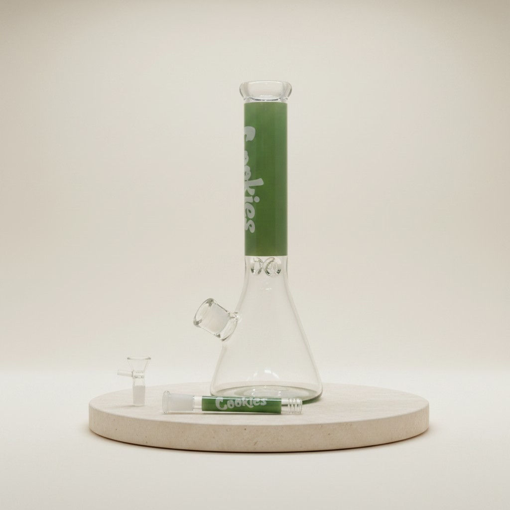 Bong Cookies de Vidrio Icon – 35cm