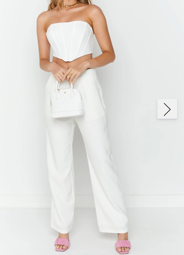 Beginning Boutique White Pant