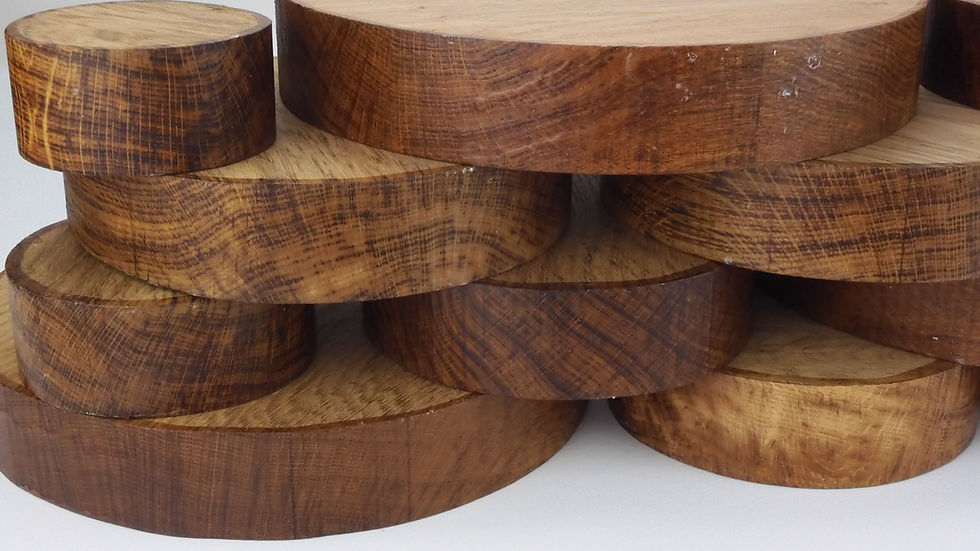 Thumbnail: Brown Oak Bowl Blanks